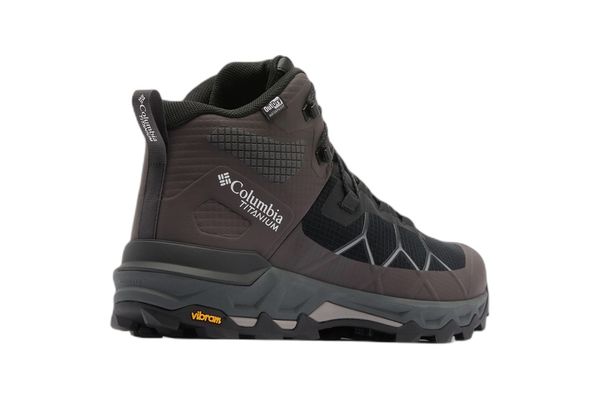 Men's Black Peakfreak Titanium Outdry Mid Hiking Shoes Columbia 2165641-010