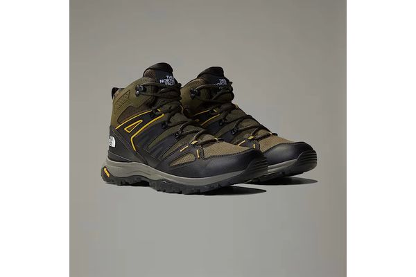 Men's Taupe Green Hedgehog Mid Gore-Tex Hiking Boots The North Face NF0A8AAA-BQW1
