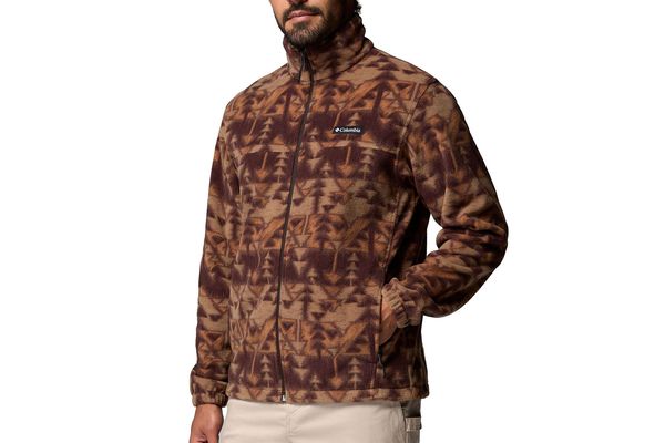 Men's Brown Steens Mountain Printed Jacket Columbia 1478231-259