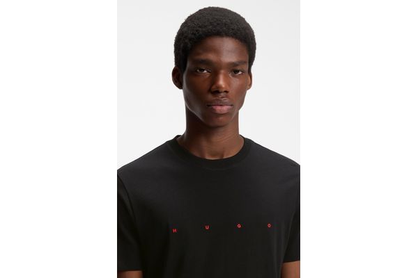 Ανδρικό Dorosi T-Shirt Μαύρο HUGO 50566086-001