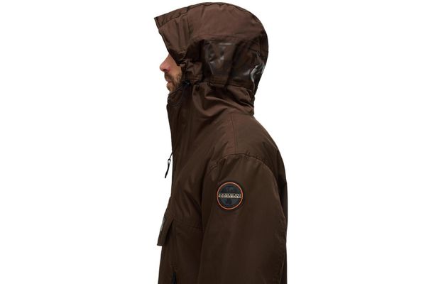 Ανδρικό Rainforest Next Μπουφάν Καφέ Napapijri NP0A4IB9-WT31