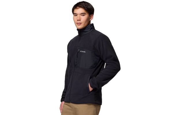 Ανδρική Fast Trek Overlay Full Zip Ζακέτα Μαύρη Columbia 2135691-010