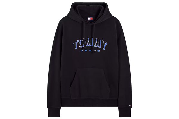 Men's Black TJM RLX TOMMY DNA HOODIE EXT Tommy Jeans DM0DM23582-BDS