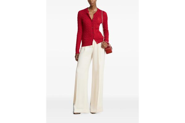 Women's Red Cardigan Ralph Lauren 200P14040503-RED