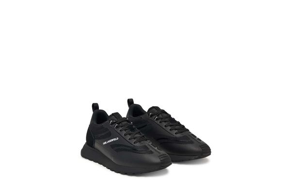 Ανδρικά Δερμάτινα Kairo Sneakers Μαύρα Karl Lagerfeld KL51116-70X Black
