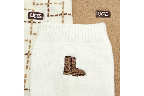 Women's UGG CLASSIC CREW 3 PACK SOCKS UGG 1181414-CCBT