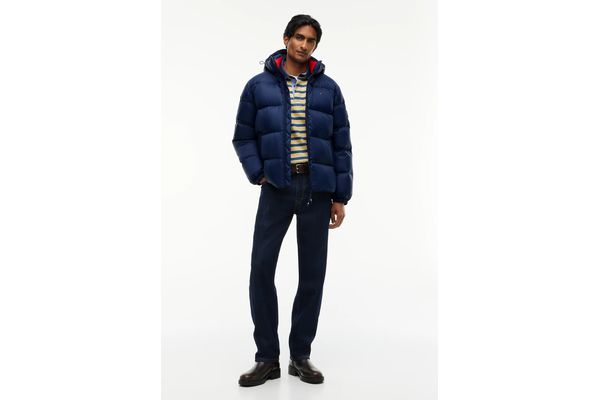 Men's Navy Blue TJM ESSENTIAL DOWN JACKET Tommy Jeans DM0DM19786-C1G