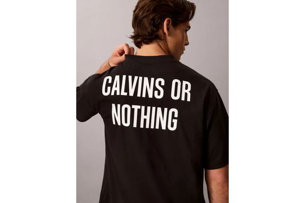 Ανδρικό T-shirt Μαύρο Calvin Klein LV04RH825G-UB1