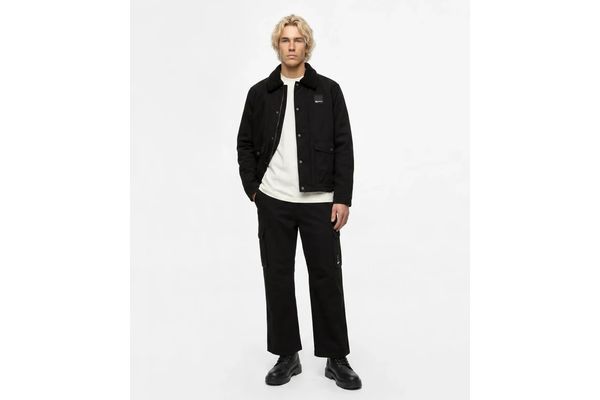 Men's Black KLJ COATED COTTON JACKET Karl Lagerfeld Jeans B4M14022-999 Black