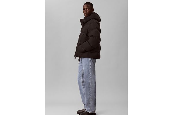 Ανδρικό Μπουφάν Μαύρο Calvin Klein LV04RH523G-UB1
