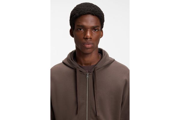 Men's Brown Dapozip Sweatshirt HUGO 50548651-903