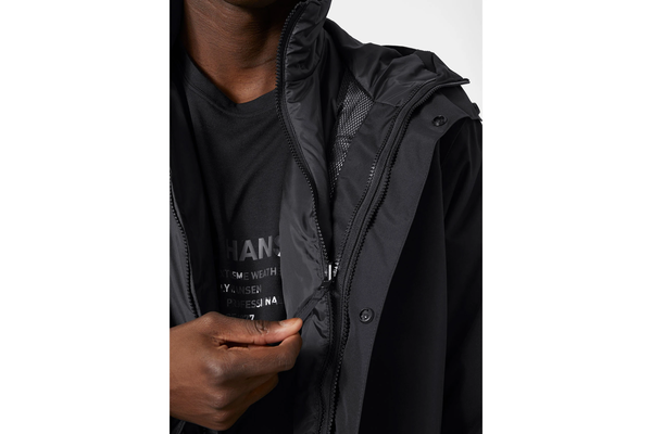 Men's Black HEH Juell 3-in-1 Jacket Helly Hansen 53679-BLACK