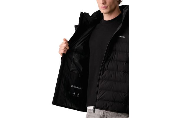Ανδρικό Μπουφάν Μαύρο Calvin Klein LV04LH501G-UB1