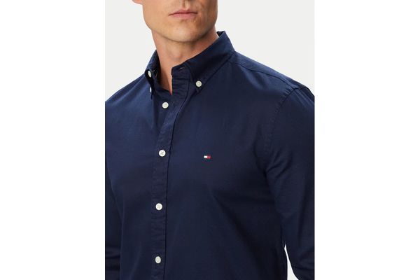 Ανδρικό Πουκάμισο Navy Μπλε Tommy Hilfiger MW0MW44570-DCC