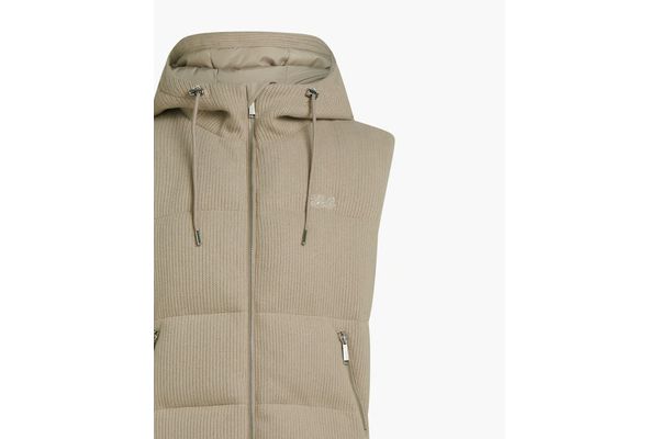 Women's Beige KNITTED SLEEVELESS JACKET Karl Lagerfeld B4W15008-149 Sand
