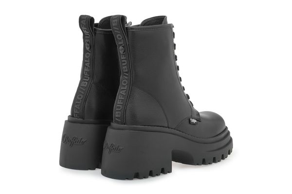 Γυναικεία Bravr Lace Up Μποτάκια Μαύρα Buffalo BUF1622538-BLACK