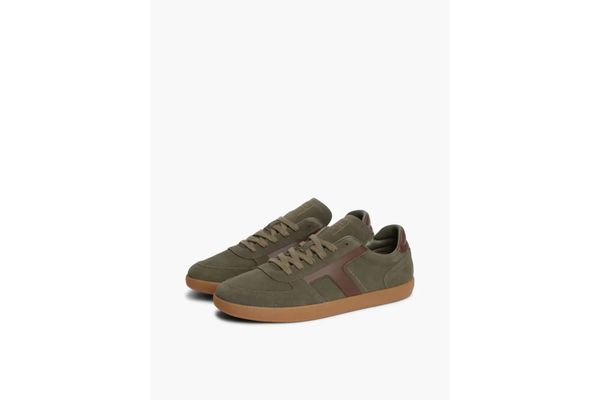 Men's Olive Tribeca Sneaker Suede Tommy Hilfiger FM0FM06069-RBN