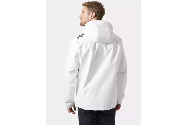 Men's White HEH CREW HOODED MIDLAYER JACKET 2 Helly Hansen 34442-WHITE