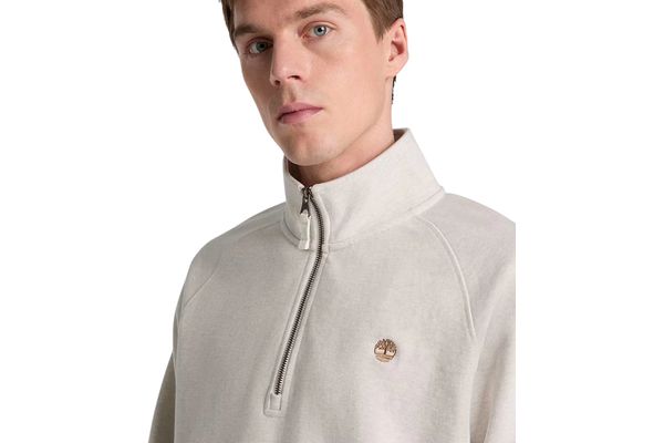 Men's Beige Exeter River Tree Embroidered Sweater Timberland TBC0YHB9-546