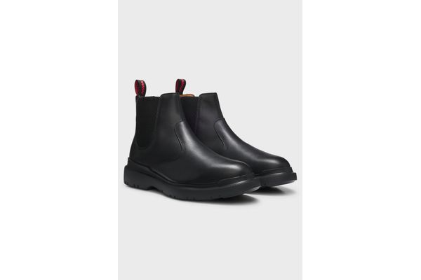 Men's Black Leather Nash Boots HUGO 50573117-001