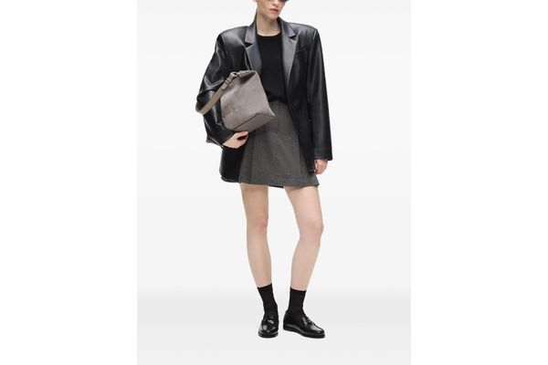 Γυναικεία Δερμάτινη K/Daily Τσάντα Γκρι Karl Lagerfeld B3W30346-1KU Ash Grey