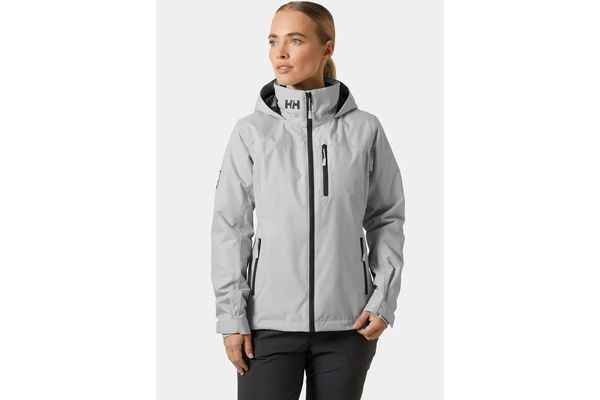 Women's Grey HEH W CREW HOODED MIDL JACKET 2.0 Helly Hansen 34447-GREY