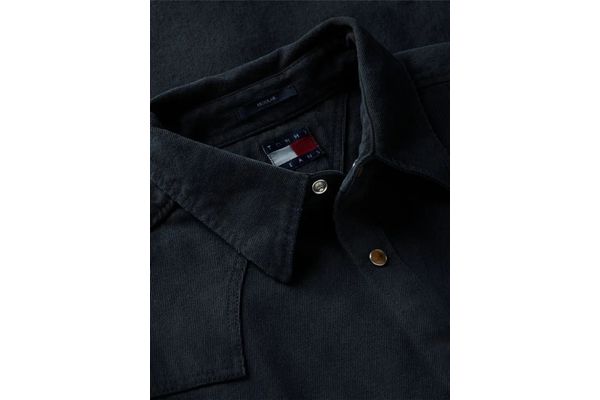 Ανδρικό Western Τζιν Πουκάμισο Μαύρο Tommy Jeans DM0DM23518-BDS