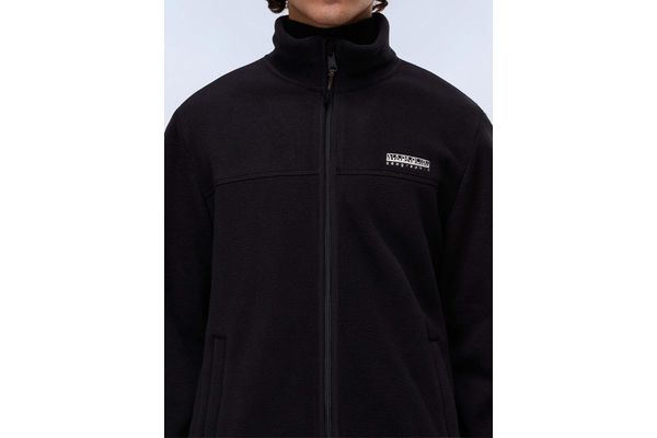 Men's Black T-Dergana Full Zip Jacket Napapijri NP0A88V1-9411