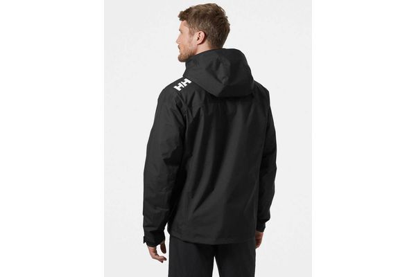 Men's Black HEH CREW HOODED MIDLAYER JACKET 2 Helly Hansen 34442-BLACK