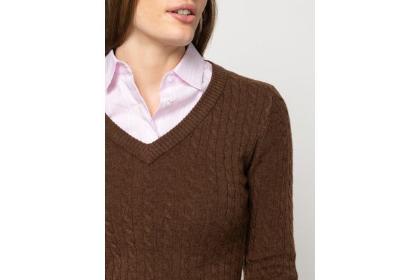 Γυναικείο Hetra Πουλόβερ Καφέ Heavy Tools T53049-BROWN
