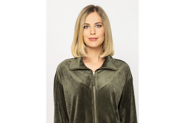 Women's Olive Green Timora Sweatshirt Heavy Tools T06033-OLIVE