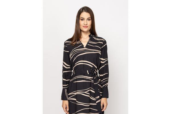 Women's Black Vina Dress Heavy Tools T50073-WAVE