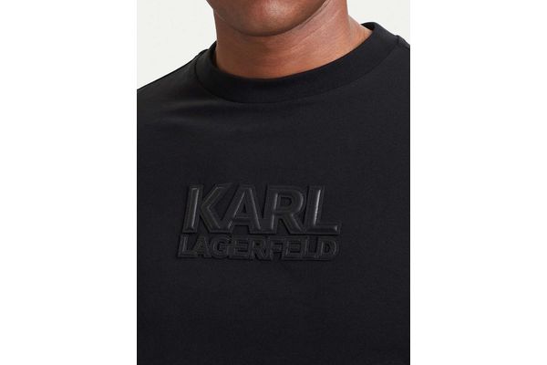 Men's Black T-shirt Crewneck  Karl Lagerfeld 755073 564250-990
