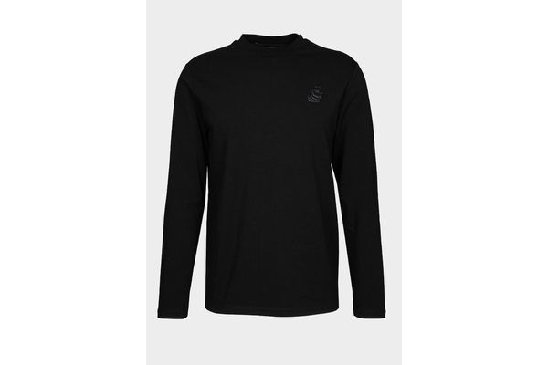 Men's Black Longsleeve T-shirt Crewneck Karl Lagerfeld 755048 564235-990