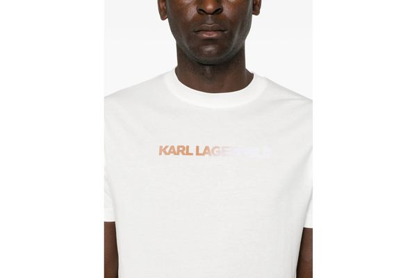 Ανδρικό T-shirt Εκρού Karl Lagerfeld 755060 564242-80