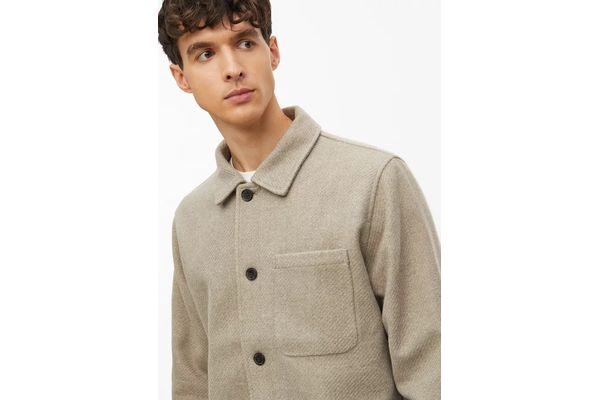 Men's Beige Overshirt S.Oliver 2180784-8161
