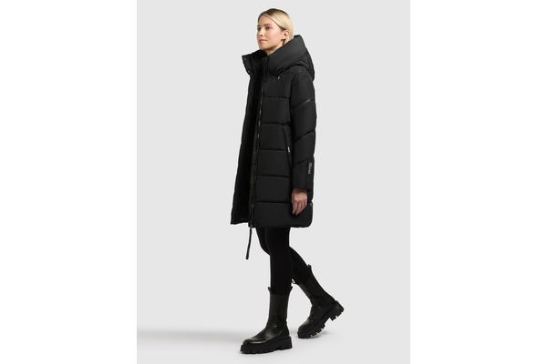 Γυναικείο Emory Μπουφάν Μαύρο Khujo KJ1209CO263-BLACK