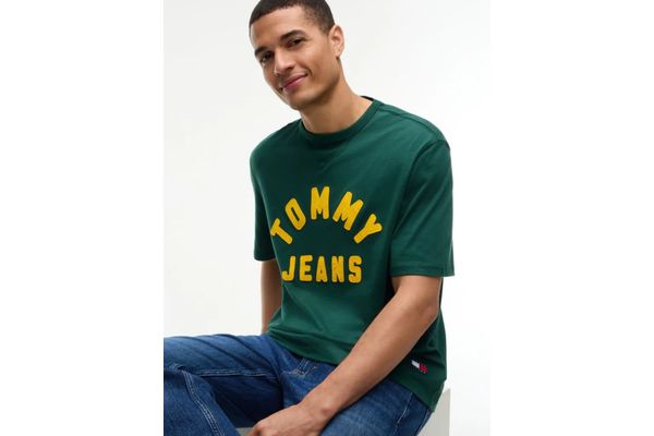 Ανδρικό 90's New Classics T-shirt Πράσινο Tommy Jeans DM0DM23544-MBM