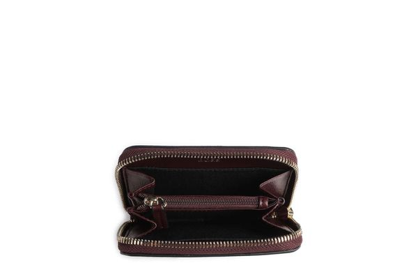 Women's Burgundy Sandy Mini Ziparound Wallet BOSS 50573328-599