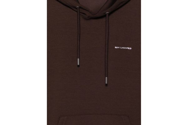 Men's Brown Sweat Hoody Karl Lagerfeld 705000 564902-490