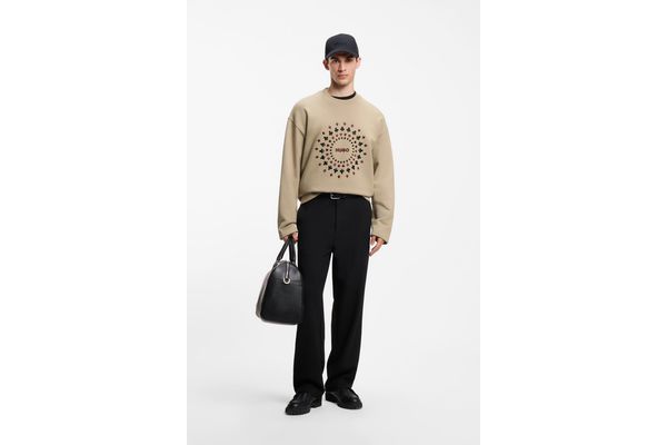 Men's Beige Dewerlong Sweatshirt HUGO 50568582-269