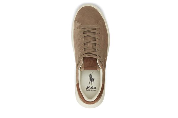 Men's Grey SUEDE/NUBUCK-RLITE COURT-SK-LTL Ralph Lauren 809P15729002-Grey