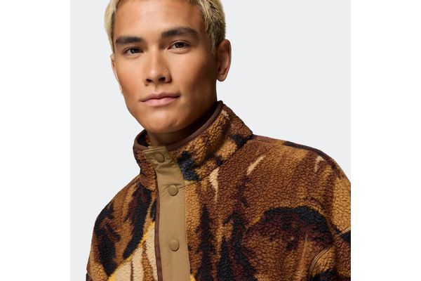 Ανδρικό Helvetia II Printed Half Snap Fleece Καφέ Columbia 2098461-257