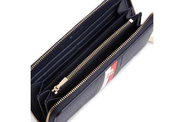 Women's Navy Blue TH ICON RLG ZA CORP WALLET Tommy Hilfiger AW0AW19163-DW6