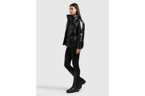 Γυναικείο Shiny Devina3 Μπουφάν Μαύρο Khujo KJ1092JK263-BLACK
