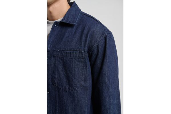 Ανδρικό Τζιν Πουκάμισο Μπλε Royal Denim SANTO5165-BLUE
