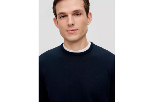Men's Navy Blue Knitted Sweater S.Oliver 2143173-5978
