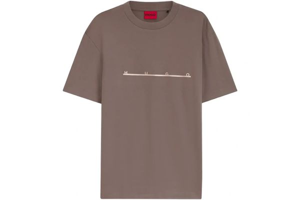Ανδρικό Datri T-Shirt Καφέ HUGO 50568118-223