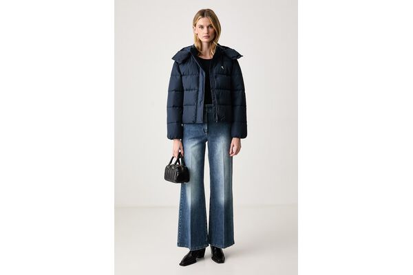 Γυναικείο Μπουφάν Navy Μπλε Calvin Klein LV047H504G-CCI