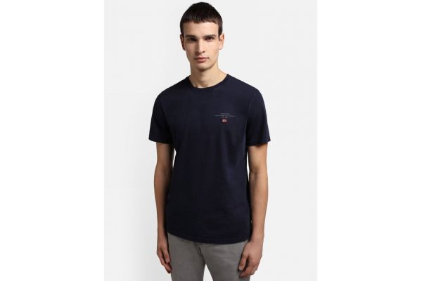 Men's Navy Blue Selbas T-Shirt Napapijri NP0A4GBQ-1761